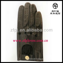2013 leather made short gloves for driver